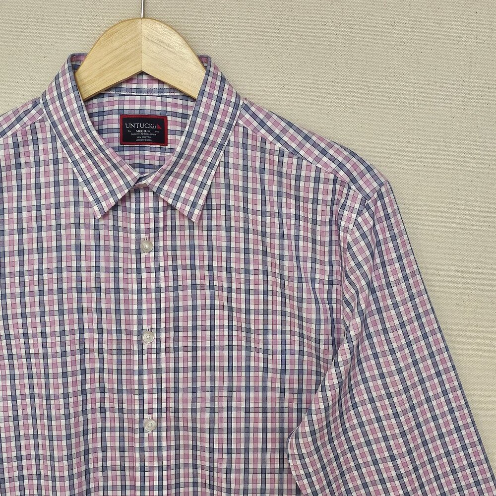 UNTUCKit Slim Fit Wrinkle Free Button Down M